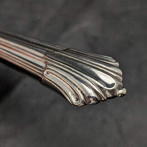 英國古董鍍銀餐具套裝 6x2 奧爾巴尼圖案托盤